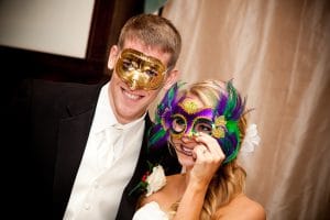 mardi gras wedding