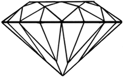 white diamond outline